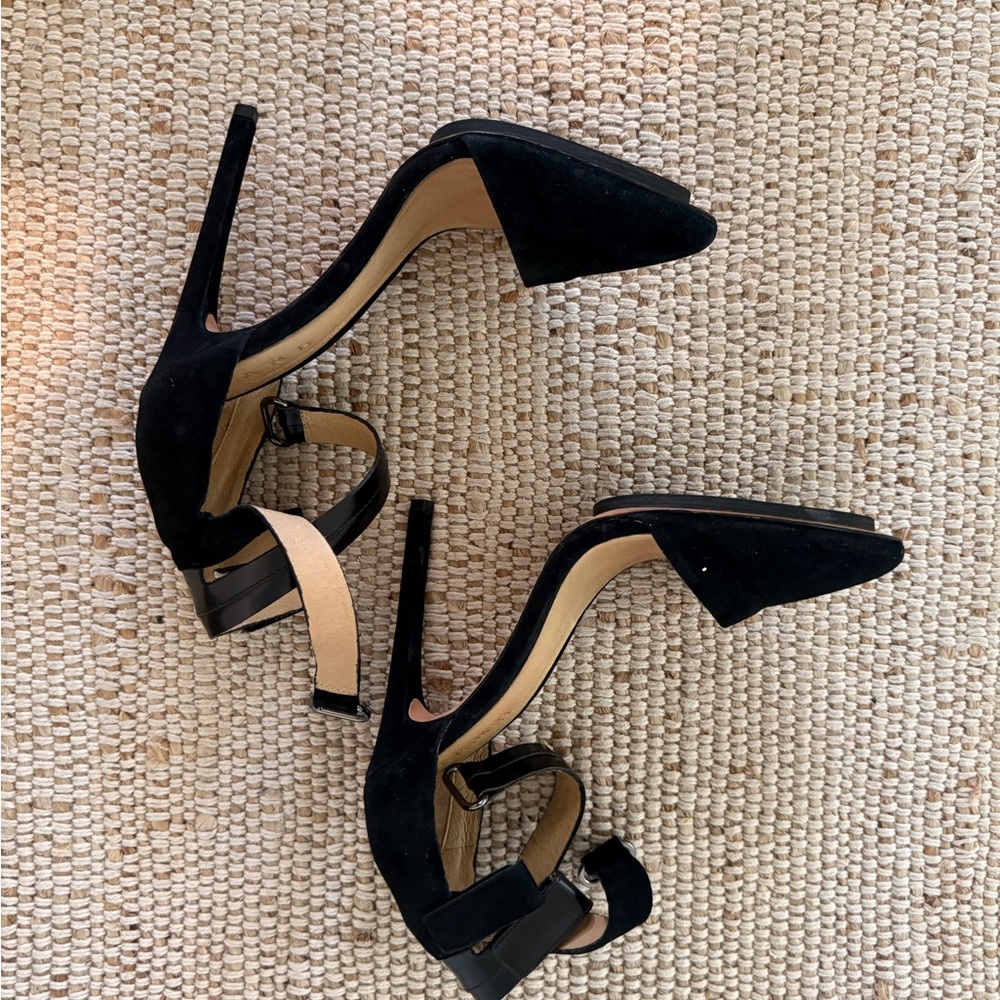 LAMB Suede Cuff Heels - Picture 7 of 8